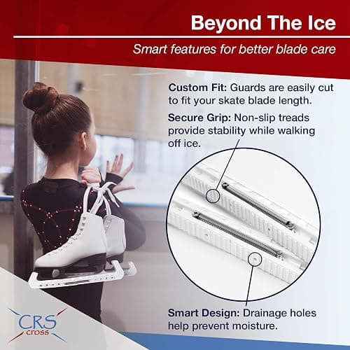 CRS Cross Skate Guards, Soakers and Towel Gift Set - Ice Skating Guards and Soft Skate Blade Covers for Figure Skating or Hockey thumbnail 4