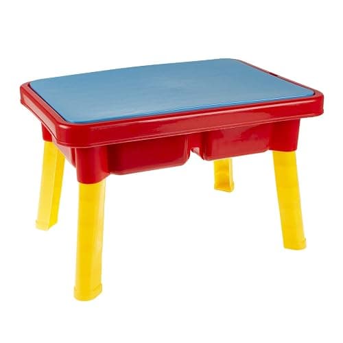 HEY! PLAY! Water Table with Lid and Toys - Playset with 2 Sensory Bins for Sand or Water - Toddler Activity Set for Beach, Backyard or Classroom thumbnail 6