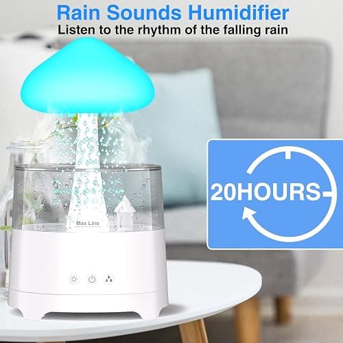 Cloud Humidifier Rain Water Drip Diffuser thumbnail 3