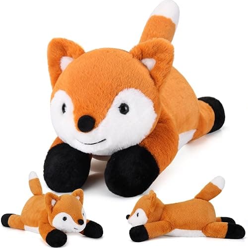 gnomantic Fox Weighted Stuffed Animals - 12 Inch 1.0 Pounds Weighted Plushies Fox - Small Plush Stuffed Animals Pillow - Cute Plush Toys Gifts for Kids & Adults - Image 1