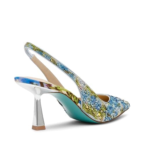 Betsey Johnson Womens SBCLARK Rhinestone Pointed Toe Pumps thumbnail 7