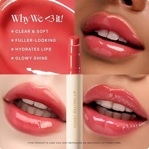 Nature Republic HONEY MELTING LIP (04 POMEGRANATE) SOFT LIP STICK, Hydrating Gloss, Moisturizing balms, Sheer tint, Shine & Glowy Finish, korean make up - 04 POMEGRANATE thumbnail 3