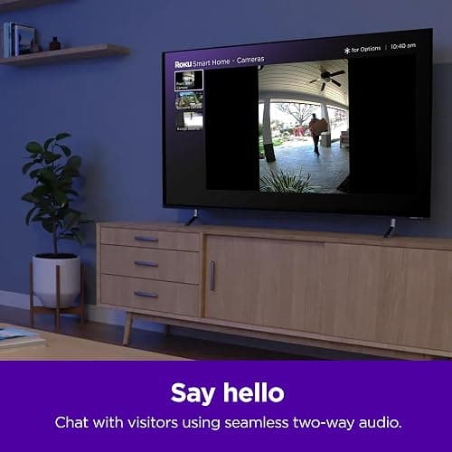 Roku Smart Home Wired Video Doorbell & Chime - 1080p HD Night Vision Ultrawide View Doorbell Camera with Motion & Sound Detection, 2-Way Audio & Compatible with Alexa & Google (Renewed) thumbnail 5