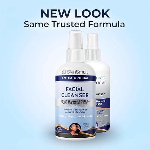 SkinSmart Antimicrobial Facial Cleanser for Breakouts & Blemishes; Hypochlorous Acid Formula Targets Bacteria to Reduce Skin Irritation and Flush Pores Clean, 8 oz Spray, All Ages & All Skin Types thumbnail 2