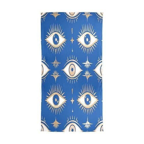 KLL Silk Scarf for Women Fashion Polyester Lightweight Soft Wrap Shawl Scarves Holiday Gifts Evil Eye Magic Occult thumbnail 8