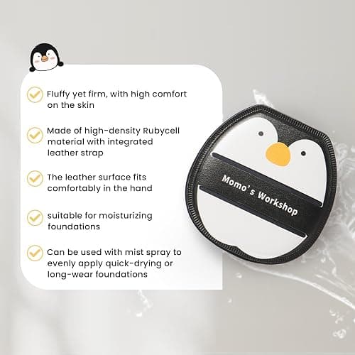 Makeup Sponge Puff Set 2.75In, Round Beauty Powder Puff Soft Sponges Blender,Latex Free,For Liquid, Cream Seamless & Flawless Makeup,2pcs thumbnail 3