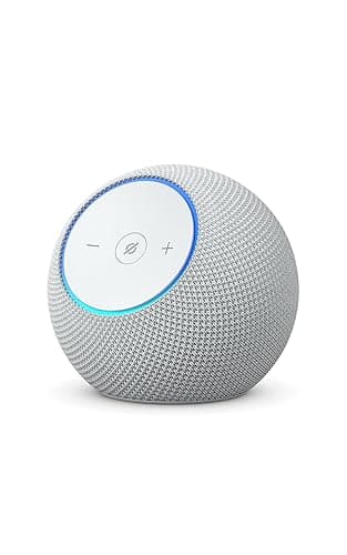 Introducing Amazon Echo Dot Max, Alexa speaker with room-filling sound and built-in smart home hub, with Alexa+ Early Access, Glacier White - Image 1