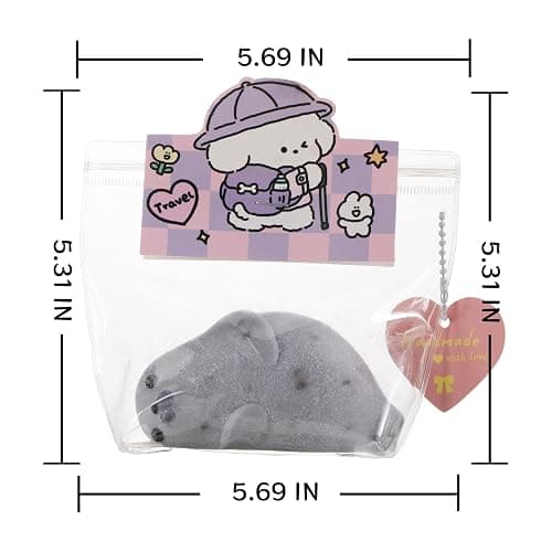 QCROAD SQUISHY Handmade Taba Seal Squishy Stress Relief Toys - Ultra Soft Silicone Squeeze Toys for Kids & Adults, Reusable Non-Violent Squishy Toys for Stress Relief & Relaxation thumbnail 2