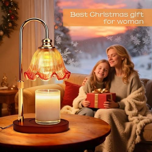 Banbanda Candle Warmer Lamp with Timer Dimmable: Birthday Gifts for Women & Christmas Decorations for Home– Candle Lamp Gifts for Mom - White Elephant Gifts Useful thumbnail 4