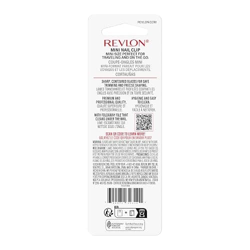 Revlon Compact Nail Clipper, Small Mini Design thumbnail 3