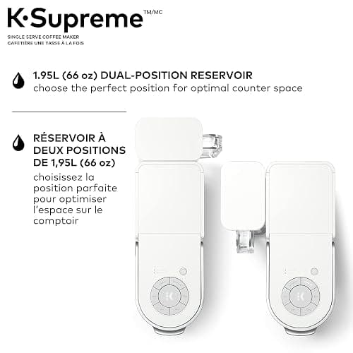 Keurig K-Supreme Single Serve K-Cup Pod Coffee Maker, With MultiStream Technology, White thumbnail 6