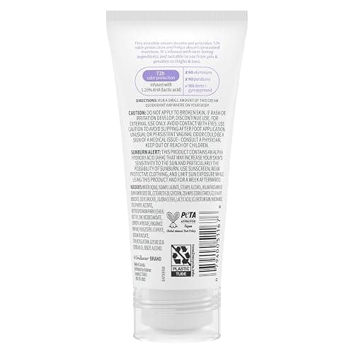 Dove Whole Body Deo Aluminum Free pH Balancing Cream Deodorant Coconut & Vanilla for 72h Odor Control 2.5 oz thumbnail 2