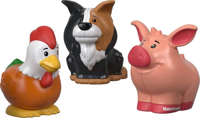 Fisher-Price Little People Farm Animal Friends Figure Set | 8 Toy Animal Figures, Pretend Play, Toddlers & Preschool Kids Ages 1+ Years thumbnail 2