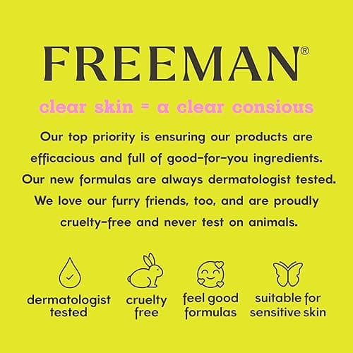 Freeman Anti-Stress Clay Mask, Dead Sea Mineral Face Mask, Lavender & Sea Salt Balance & Calm Skin, Unclog Pores, Facial Mask For All Skin Types, No Harsh Chemicals, 6 fl. oz./175 ml Tube, 1 Count - 6 Ounce (Pack of 1) - Anti-Stress Dead Sea Minerals thumbnail 8
