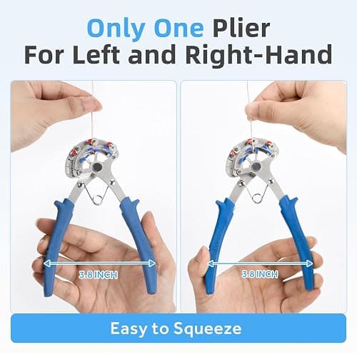 Looper Pliers in One Step for Jewelry Making, 1.5mm-2.25mm-3mm Looping Size, Beading Looper Tool, Wire Looping Pliers for 24-18 Gauge Craft Wire, Patented thumbnail 5