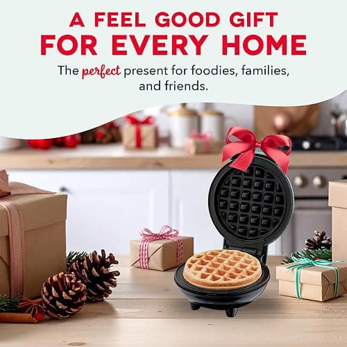 DASH Mini Maker for Individual Waffles, Hash Browns, Keto Chaffles with Easy to Clean, Non-Stick Surfaces, 4 Inch, Pink thumbnail 6