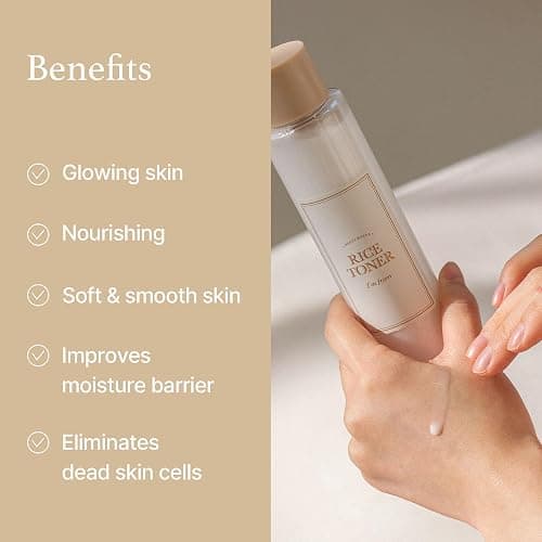 I'm from Rice Toner, Mini Size, Travel Essentials, Hydrating for Dry, Dull, Combination Skin, Vegan, Fragrance Free, Glass Skin, Korean Face Care 1.01 Fl Oz thumbnail 6