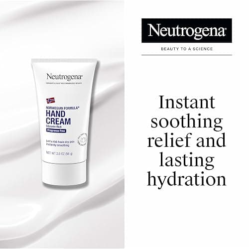 Neutrogena Norwegian Formula Moisturizing Hand Cream & Lotion for Dry Hands, Fragrance Free Glycerin Concentrated Relief, Over 200 Uses, 6 Pack, 2 oz Each (Total 12 Fl Oz) thumbnail 2
