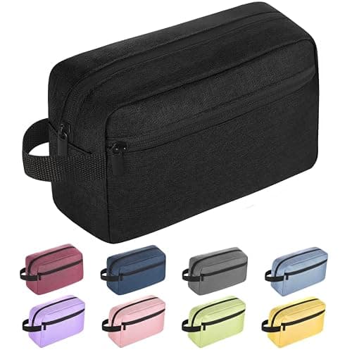 Icramsy Travel Toiletry bag Toiletry bag for women men Hanging Cosmetic bag Travel accessories for Women Men (Black) - Image 1