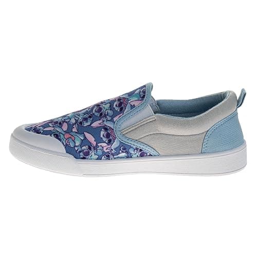 Disney Lilo and Stitch Lowtop Sneakers - Stitch Low Top Shoes Slipon Closure Cushioned Lightweight Sizes 12-13 Little Kid 1-4 Big Kid 5-10 Adult thumbnail 2