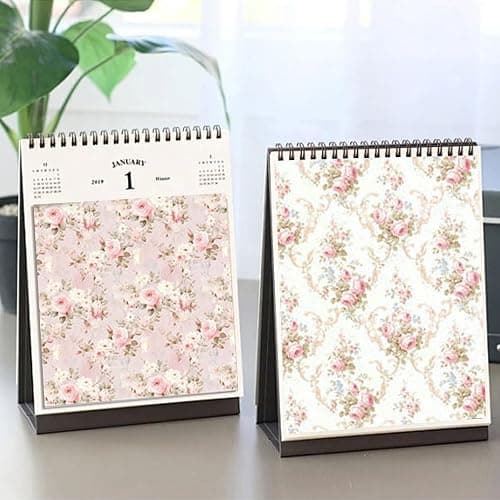 Floral Scrapbook Paper, Vintage Floral Garden Craft Sheets, 24 Pages/24 Unique Designs Double-Sided Origami Art Supplies, Pink Scrapbook Materials for DIY Cards, Journals, Album Decor, 12"x12" Inch thumbnail 2