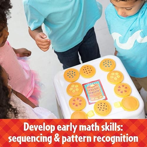 Educational Insights Pancake Pile-Up, Sequence Relay Board Game for Preschoolers, For 2-4 Players, Easter Basket Stuffers for Kids, Gift for Kids Ages 4+ thumbnail 4