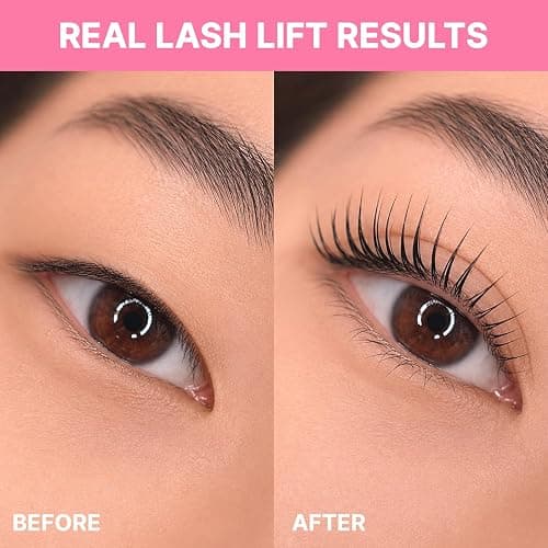 Korean Lash Lift Kit - 5 Sets At Home Eyelash Perm Kit with Upgraded Glue, Eyelash Lift, DIY Lash Perm Easy for Beginner & Professional, Semi Permanent Perming Wave Suitable For Salon & Home thumbnail 2
