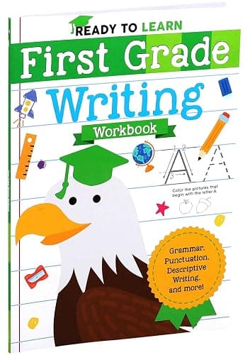 Ready to Learn: First Grade Writing Workbook: Grammar, Punctuation, Descriptive Writing, and More! thumbnail 2
