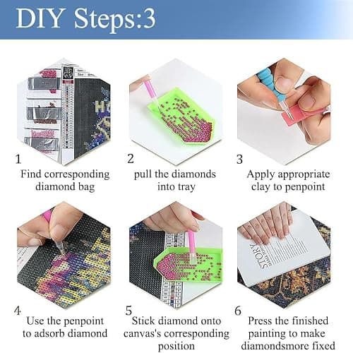 JFYHAB Dragon Diamond Painting Kits-Taichi Dragon Diamond Painting Kits for Adults,5D DIY Full Drill Dragon Diamond Art for Home Wall Decor 12x12inch thumbnail 9