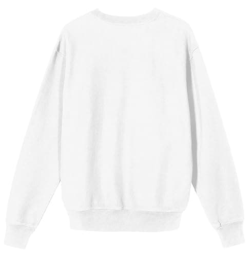 Bioworld Dr Pepper Diet Dr Pepper Logo Adult White Crew Neck Long Sleeve Sweatshirt thumbnail 3