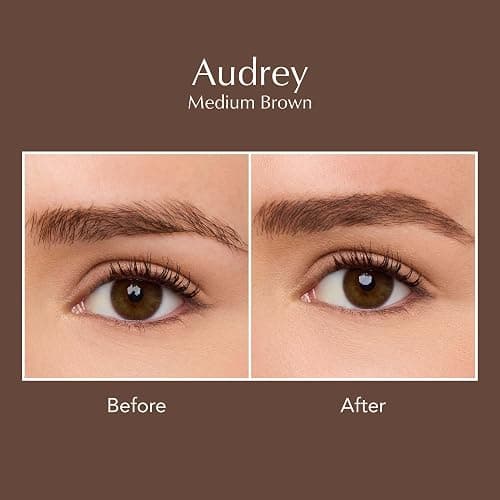 Thrive Causemetics Instant Brow Fix Semi-Permanent Eyebrow Gel, Waterproof Tinted Eye Brow Gel with Vitamin B5, Smudge-Proof, Long Lasting Definition, Vegan & Cruelty Free, Audrey (Medium Brown) thumbnail 3