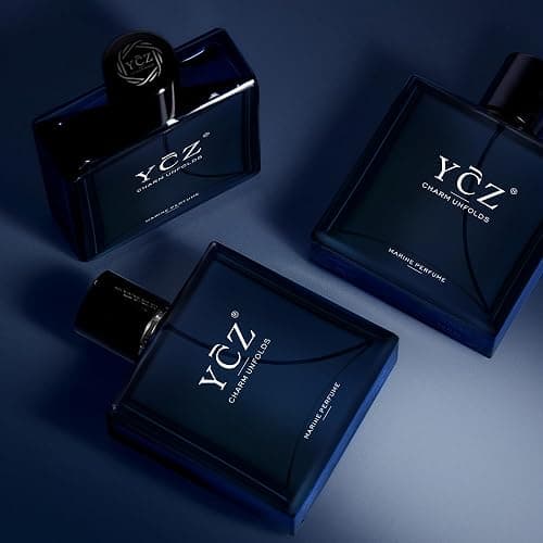 Ycz Charm Unfolds Marine Perfume for Men, 1.7 oz. Long Lasting Eau De Parfum Cologne For Men, Oriental Woody Fragrance - Ideal Special Occasions, Making it the Ideal gentlemen’s Gift (2-Pack). thumbnail 8