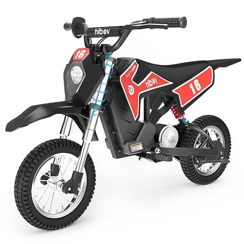 Hiboy DK1 36V Electric Dirt Bike,300W Electric Motorcycle - Up to 15.5MPH & 13.7 Miles Long-Range,3-Speed Modes Motorcycle for Kids Ages 3-10 - Image 1