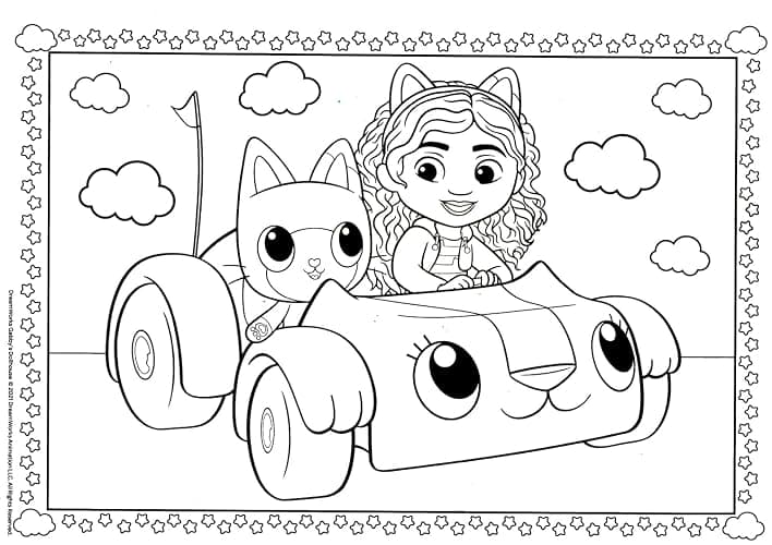 Gabby's Dollhouse Coloring Acitivty Book Set for Kids, Girls - Bundle with PlayPack, Kids Coloring Book and More thumbnail 8