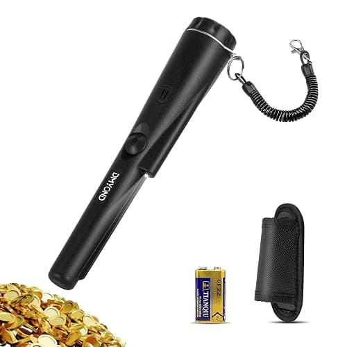Dmyond Metal Detector Pinpointer, Professional Waterproof Handheld Pin Pointer Wand, Search Treasure Pinpointing Finder Probe with 9V Battery for Adults, Kids, Black - Image 1