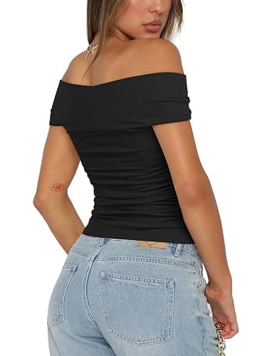 Darong Womens Off The Shoulder Size XS thumbnail 3