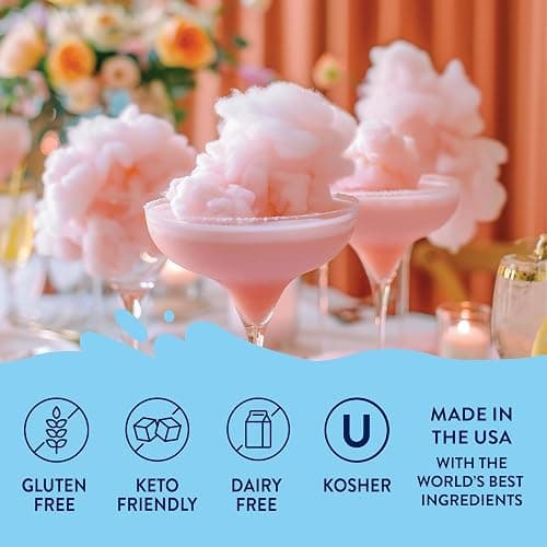 Jordan's Skinny Mixes Sugar Free Syrup, Cotton Candy Flavor, Fruit Flavored Water Enhancer, Drink Mix for Ice Tea, Lemonade & More, Zero Calorie Flavoring, Keto Friendly, 25.4 Fl Oz, 1 Pack thumbnail 4
