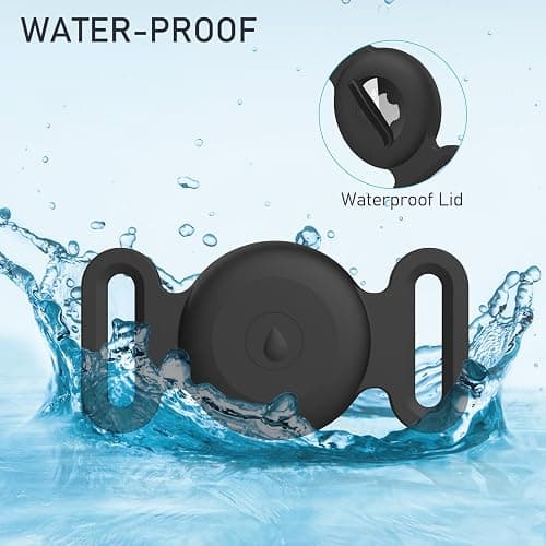 Meliya Airtag Case for Dog Cat Collar, Waterproof Apple Air Tag Protective Holder GPS Tracking Finder for Pet, Silicone Case for Dog Collar Cat Loop Holder Pet Accessories thumbnail 4