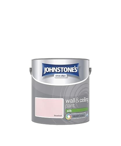 Johnstone's - Wall & Ceiling Paint - Rosebud - Silk Finish - Emulsion Paint - Fantastic Coverage - Easy to Apply - Dry in 1-2 Hours - 12m2 Coverage per Litre - 2.5L - Image 1