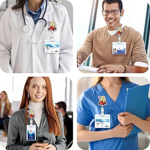 Funny Angry Goose Badge Reel, ID Badge Holder Retractable Clip, Nurse Doctor Badge Reel, RN LPN CNA MA Nurse Badge Accessories, Nursing Student Badge Reel, Cute Badge Reels, Work Badge Buddy - Honk Honk thumbnail 5