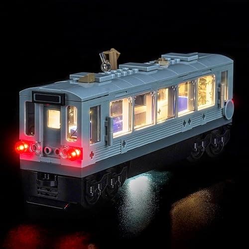 Hilighting Upgraded Led Light Kit Compatible with Lego Doc Ock Subway Train Scene Building Set, Lights Decoration Compatible with Lego 76321 (Model Not Included) - Image 1