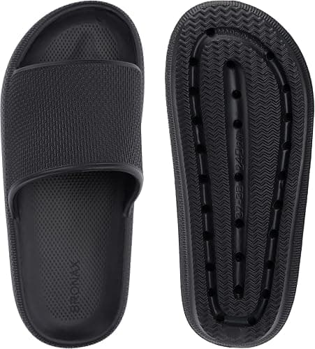 BRONAX Pillow Slippers for Women and Men | House Slides Shower Sandals | Cushioned Thick Sole thumbnail 7