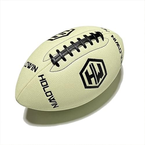 HW HOLOWIN Holographic Luminous Light Up Reflective Football for Night Games & Training, Glowing in The Dark, Great American Football Toy Gifts for Boys, Kids, Men thumbnail 5