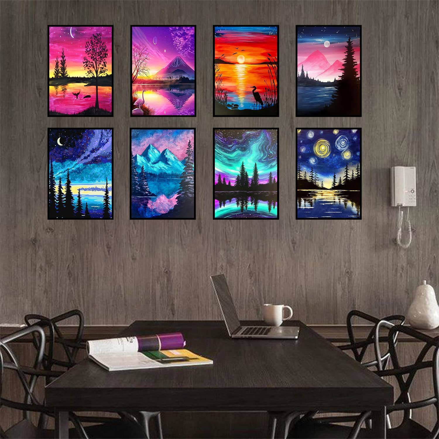 TINY FUN 12 Pack Diamond Painting Kits For Adults 5D Diamond Art Kit Paint By Number For Beginners, DIY Paint thumbnail 9