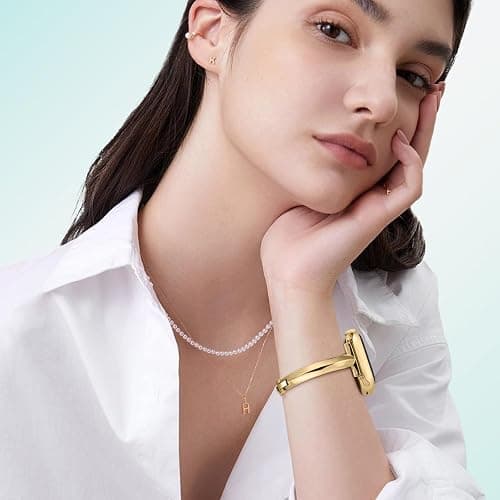 Missair Thin Band Compatible with Apple Watch 38mm 40mm 41mm 42mm 44mm 45mm 46mm 49mm for Women, Slim Bracelet Designer Dressy Stainless Steel Metal Strap for iWatch Series 11 10 9 8 7 6 5 4 SE Ultra thumbnail 6