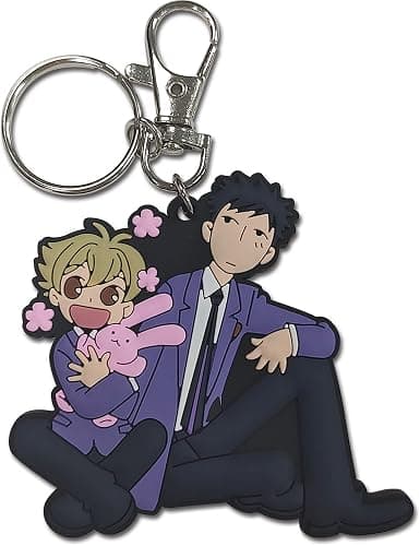 Great Eastern Entertainment Ouran High School Host Club - Honey And Mori PVC Keychain - Image 1