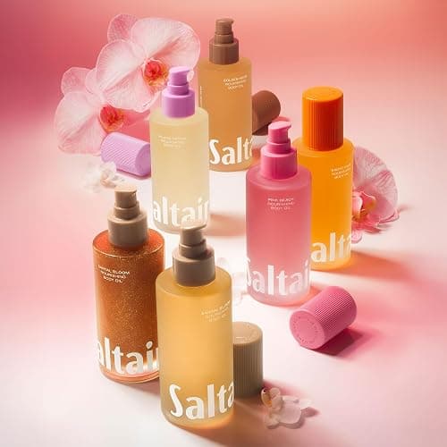 Saltair Body Oil. Luxurious Santal Bloom After Shower and Bath Oil Moisturizer for Women and Men. Botanical, Non-Greasy, and Well-Absorbing Lotion for Hydrating Dry Skin. 4oz Pump Bottle thumbnail 5