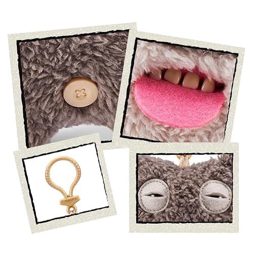 Candide, Fuggler, Key Rings, Scarescome Square Bear, 5" Plush Keychain thumbnail 3