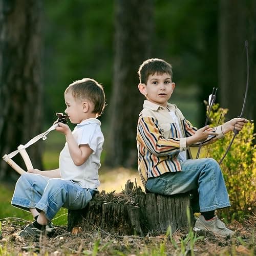 VALYPANOR Archery Recurve Bow and Arrow Youthbow Set, Archery Beginner Gift with 4 Arrows 5 Target Face,Ideal for Teens,Outdoor Sports Game Longbow, Perfect for Left & Right Hand thumbnail 6