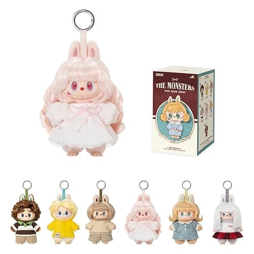 POP MART THE Monsters Hair Salon Series - Vinyl Plush Blind Box, Single Box | Labubu Doll, Fashion DIY Doll, Keychain Bag Charm, Accessories, Collectible Holiday Birthday Gift - Image 1
